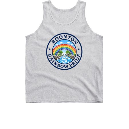 Boonton Rainbow Pride ? Official Seal Tee, a Sport Grey Classic Unisex Tank Top