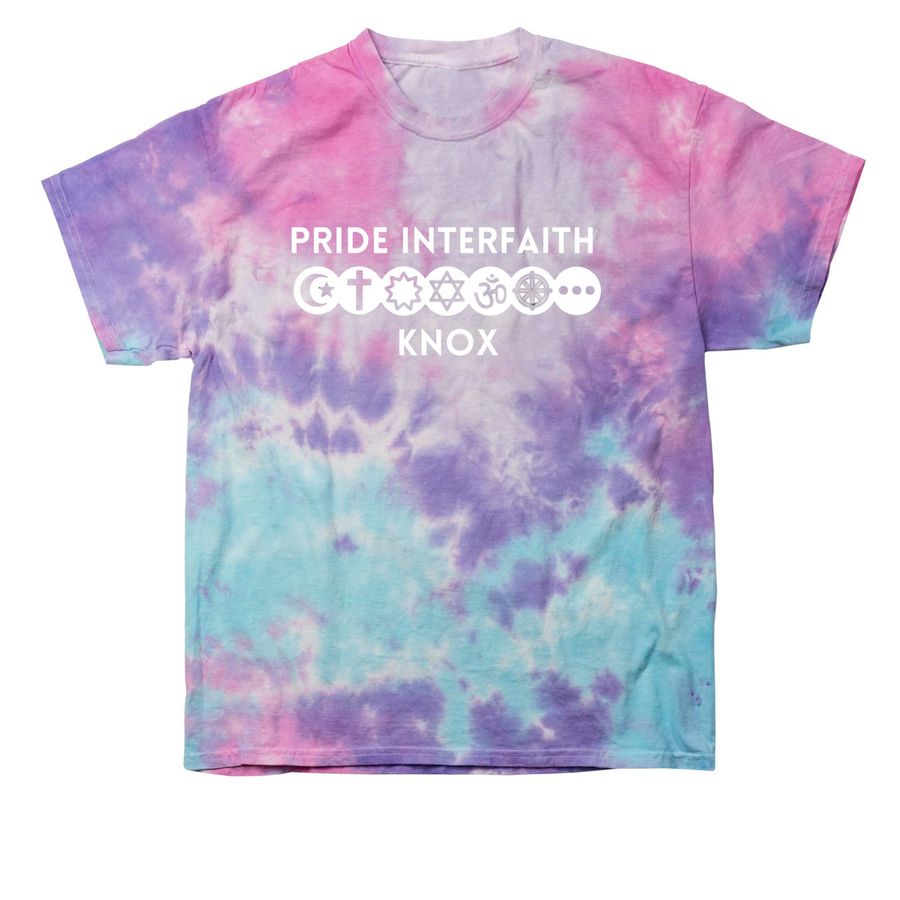PRIDE INTERFAITH KNOX TIE DYE COLLECTION, a Cotton Candy Classic Tie Dye Tee