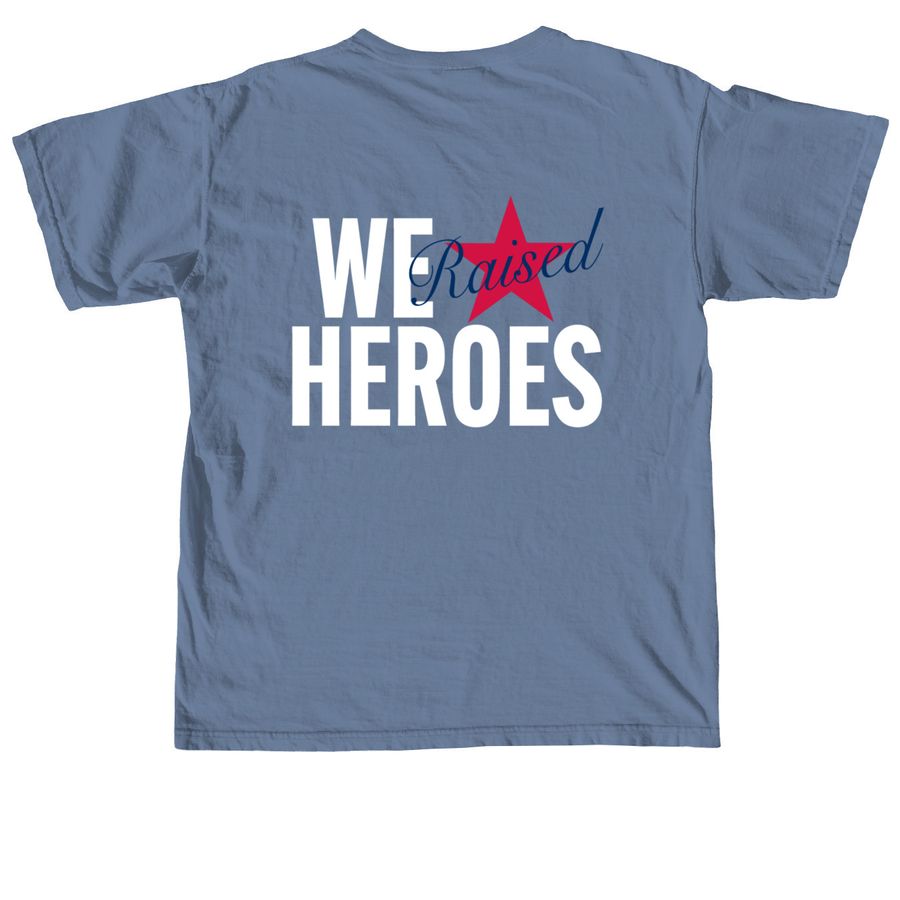BSM Ca 46 Fundraiser, a Blue Jean Comfort Colors Unisex Tee (back-view)