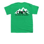 Pocket Front, a Irish Green Youth Unisex Tee (back-view)