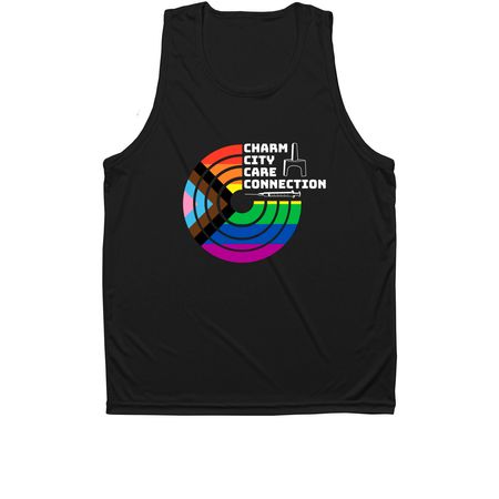 Pride Tank Top ? Black, a Black Unisex Performance Tank