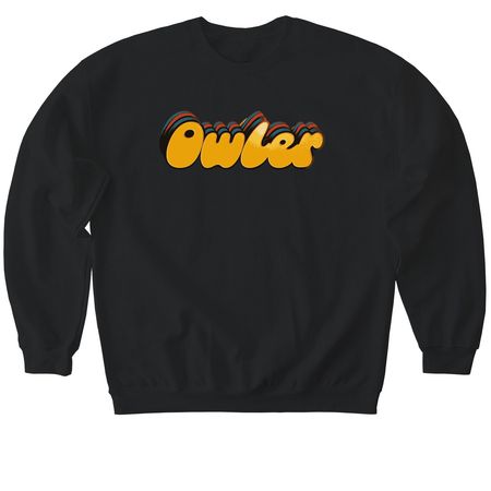 Owler Pin Shirt, a Black Softstyle Crewneck Sweatshirt