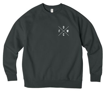 Merch That Makes A Difference., a Terrain Grey Allmade Organic CVC Crewneck Sweatshirt