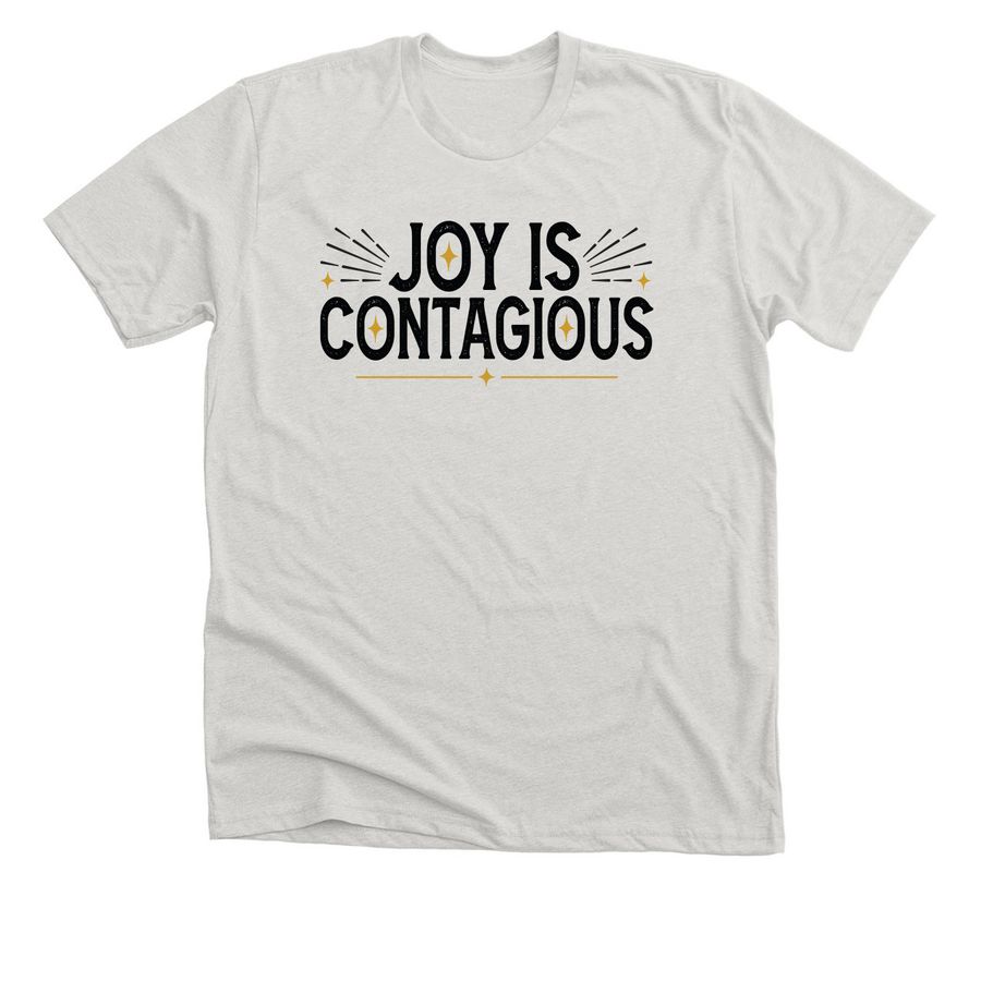 Joy Out Loud, a Heather Cement Premium Unisex Tee