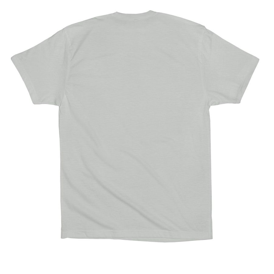 Simple True, a Silver Premium Cotton Tee (back-view)