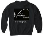 Barn Sweatshirt&nbsp;, a Black Gildan Softstyle Pullover Hoodie (back-view)