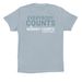 Everybody Counts Or Nobody Counts Fundraiser, a Light Blue Premium Cotton Tee