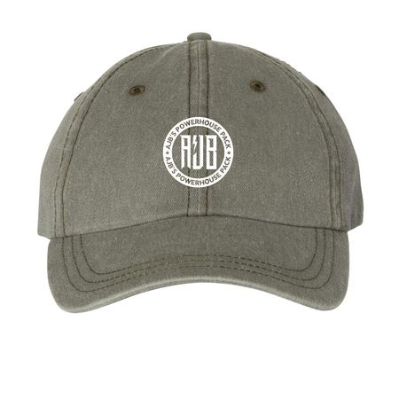 AJB's Powerhouse Pack, a Olive Printed Pigment Dye Baseball Cap