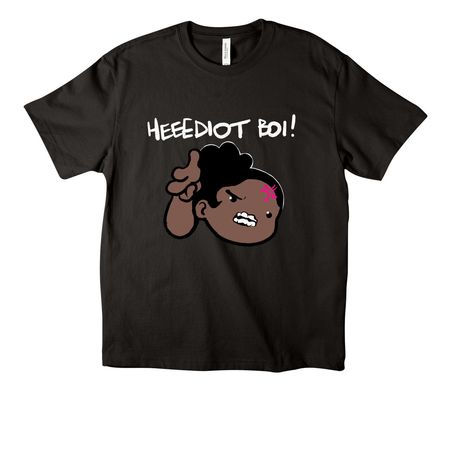 Aayyy Bwooyy blk tee, a Black Unisex Heavyweight Tee