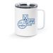 Kitaki Stamp- Mug, a White Stainless Steel Travel Mug