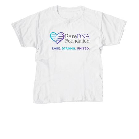 RareDNA Foundation T-shirt, a White Youth Unisex Tee