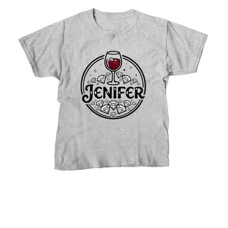 Jenifer, a Sport Grey Youth Unisex Tee