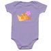 Infant Onesie, a Lavender Infant Onesie