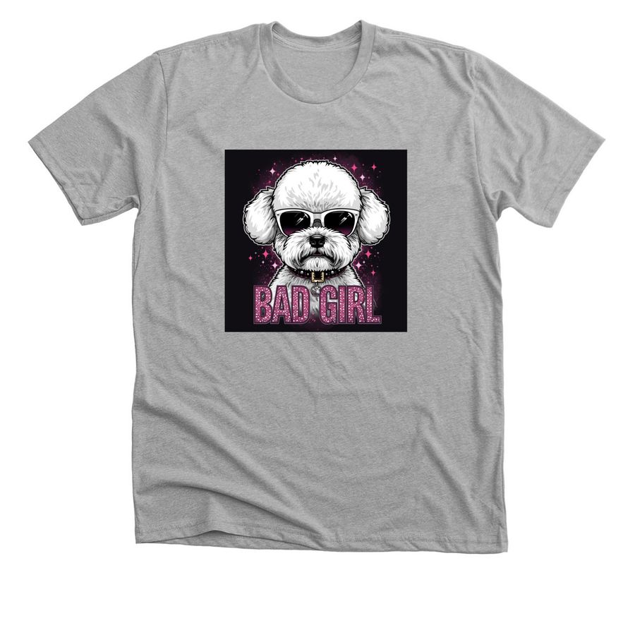 Bad Girl Energy, a Athletic Heather Premium Unisex Tee