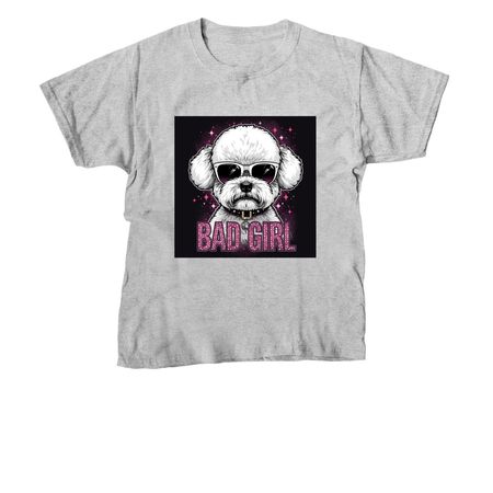 Bad Girl Energy, a Sport Grey Youth Unisex Tee