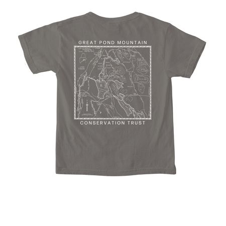 Crosen Map Shirt, a Grey Comfort Colors Youth Tee