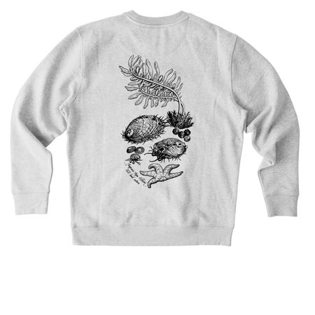 ytt Tribe Land Back, a Cool Heather Grey Stanley/Stella Unisex Changer 2.0 Crewneck Sweatshirt