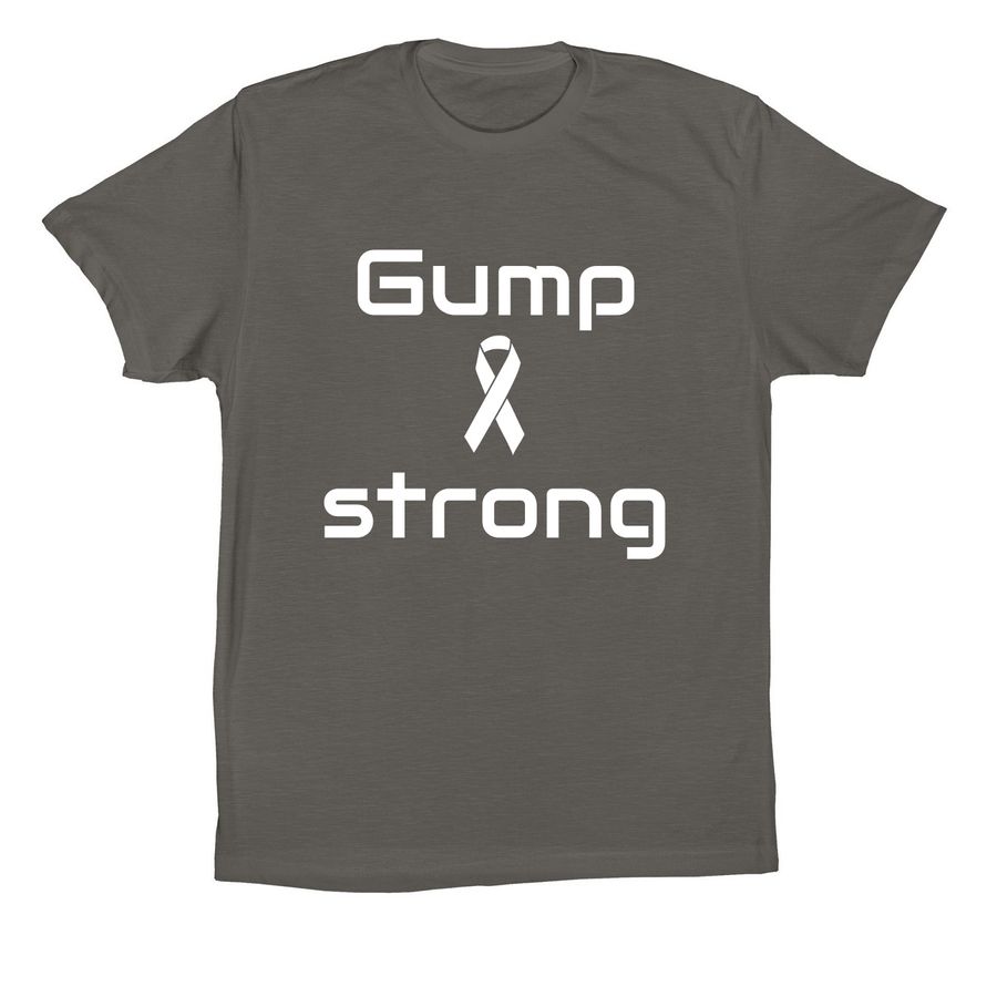 Gump Strong, a Asphalt Premium Cotton Tee