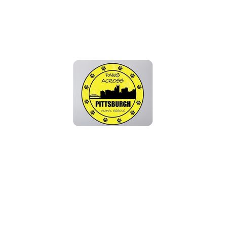 Mouse Pad, a White Full Color Mouse Pad