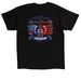 Red, White, and Blue&nbsp;, a Black Classic Unisex Tee (back-view)