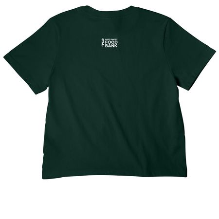 Four words. One Mission., a Forest Women's Heavyweight Tee (back-view)