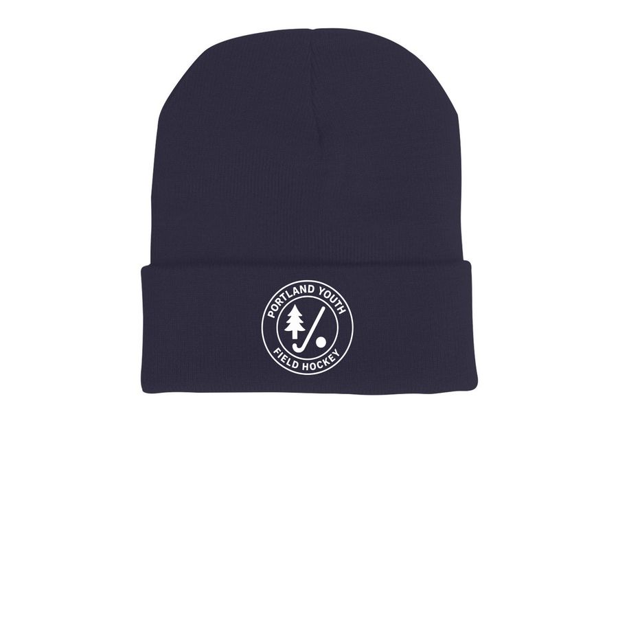 PYFH Hats!, a Navy Printed Cuffed Beanie