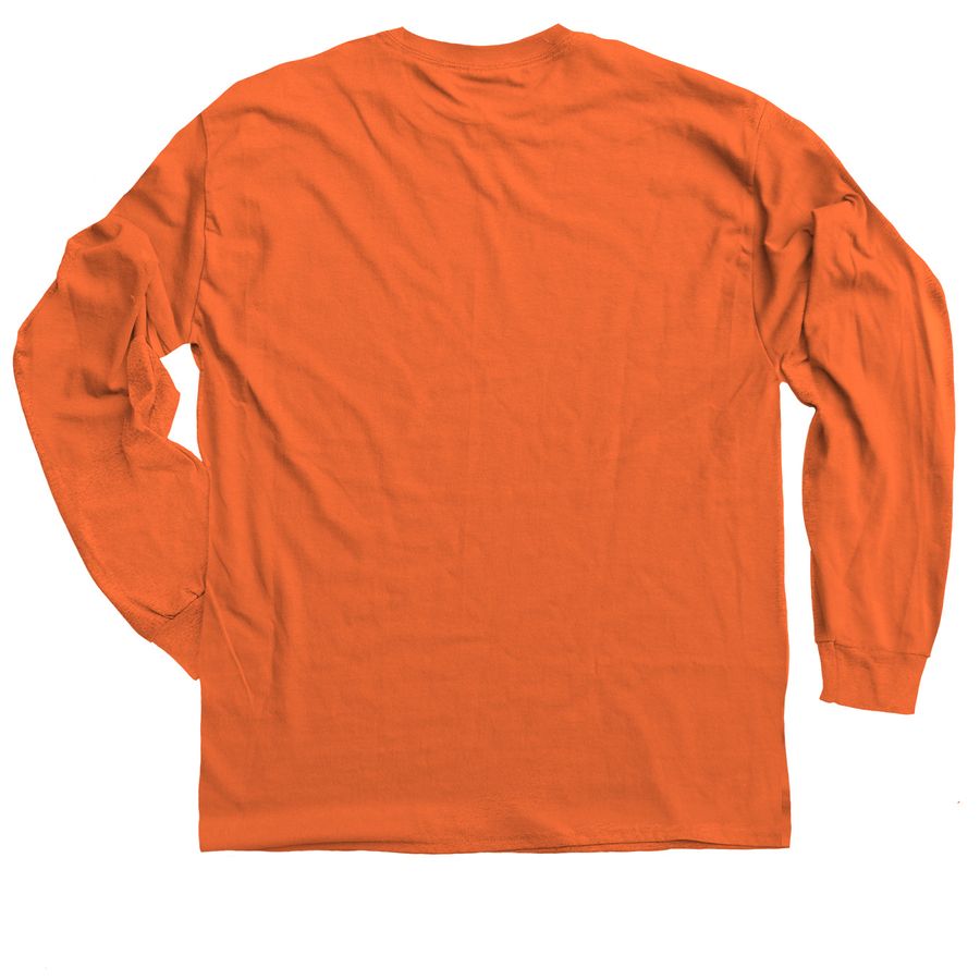 Hoppy Halloween!, a Orange Classic Long Sleeve Tee (back-view)