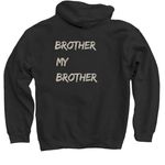 WARRIOR DEFINED, a Black Pullover Hoodie (back-view)