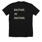 WARRIOR DEFINED, a Solid Black Blend Premium Unisex Tee (back-view)