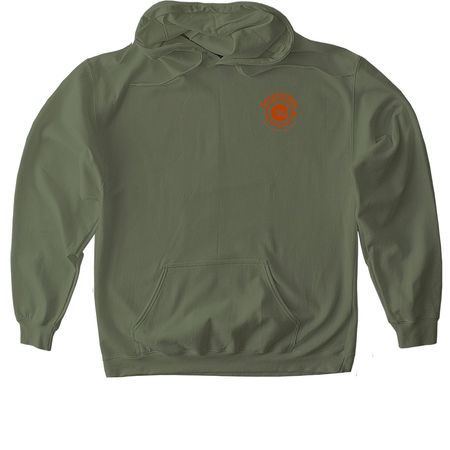 Lyrical Bean Merch, a Military Green Gildan Softstyle Pullover Hoodie