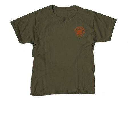 Lyrical Bean Merch, a Military Green Youth Unisex Tee