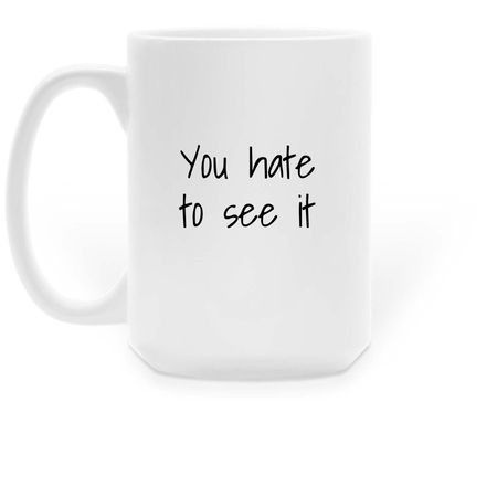 Whackers, a White Large Coffee Mug (back-view)