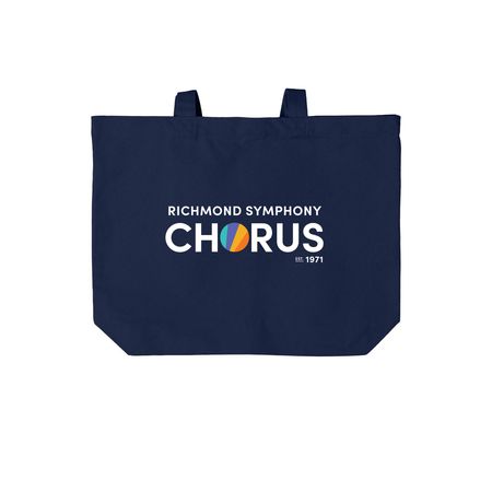 RSC Tote bag, a River Blue Navy Cotton Canvas Tote Bag