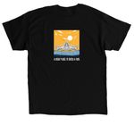 Shrimp Boat Sound&nbsp;, a Black Classic Unisex Tee (back-view)