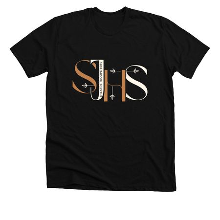Troupe 6984 Tee, a Solid Black Blend Premium Unisex Tee