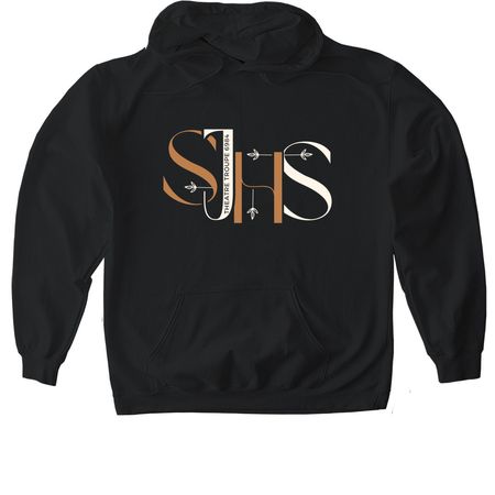 Troupe 6984 Tee, a Black Gildan Softstyle Pullover Hoodie
