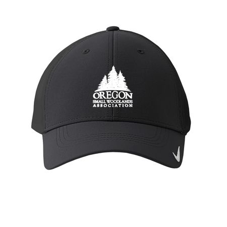 OSWA Hats, a Anthracite Printed Nike Dri-FIT Legacy Performance Cap