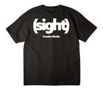 Heavyweight Tee, a Black Unisex Heavyweight Tee (back-view)