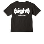 Heavyweight Tee, a Black Youth Heavyweight Tee (back-view)