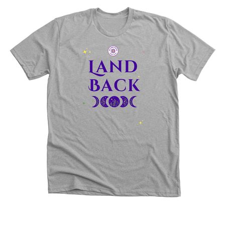 LAND BACK hoodies & tees, a Athletic Heather Premium Unisex Tee