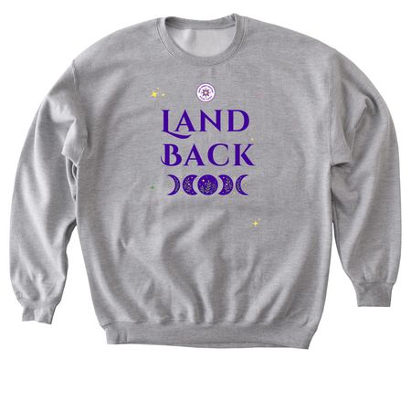 LAND BACK hoodies & tees, a Sport Grey Softstyle Crewneck Sweatshirt