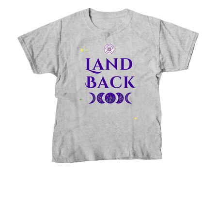 LAND BACK hoodies & tees, a Sport Grey Youth Unisex Tee