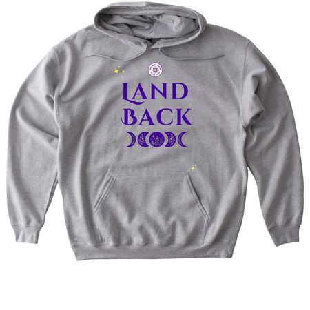 LAND BACK hoodies & tees, a Sport Grey Gildan Softstyle Pullover Hoodie