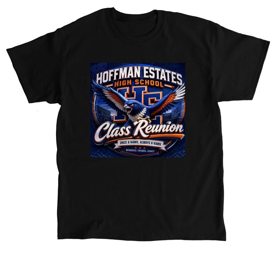 Hoffman Estates High School Link-Up, a Black Classic Unisex Tee