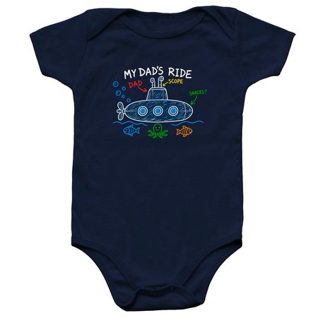My Dad's Ride, a Navy Infant Onesie