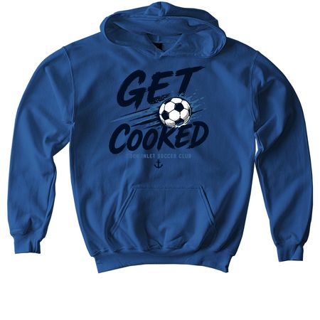 Get Cooked 2, a Royal Softstyle Youth Pullover Hoodie