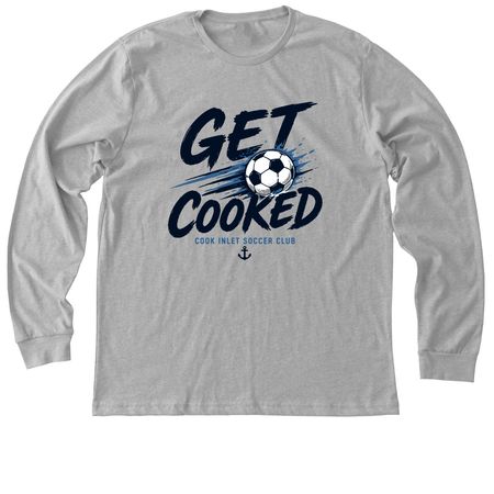 Get Cooked 2, a Athletic Heather Premium Long Sleeve Tee