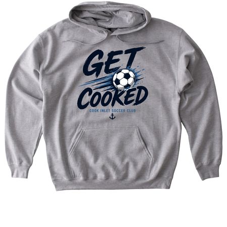 Get Cooked 2, a Sport Grey Gildan Softstyle Pullover Hoodie