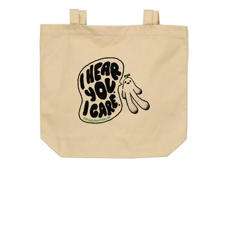 The Vulnerability Project, a Oyster Organic Cotton Tote Bag