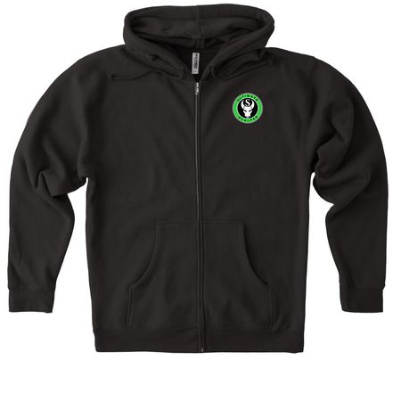 Ultimate Merch, a Black Heavyweight Zip Up Hoodie